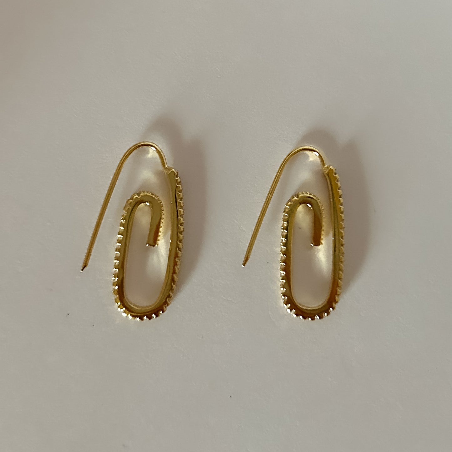 Pink Clip Earrings